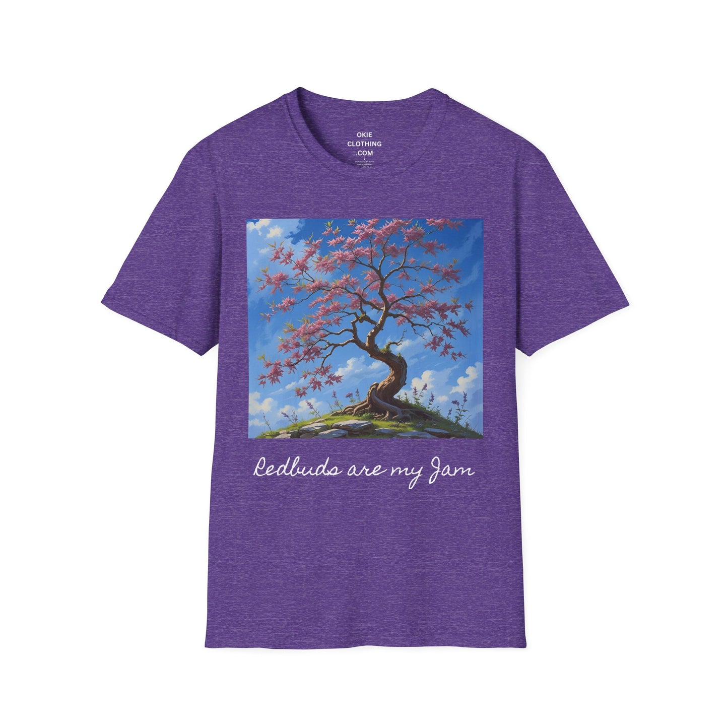Redbud Tree Unisex T-Shirt - 100% ring-spun US cotton XS - 5XL