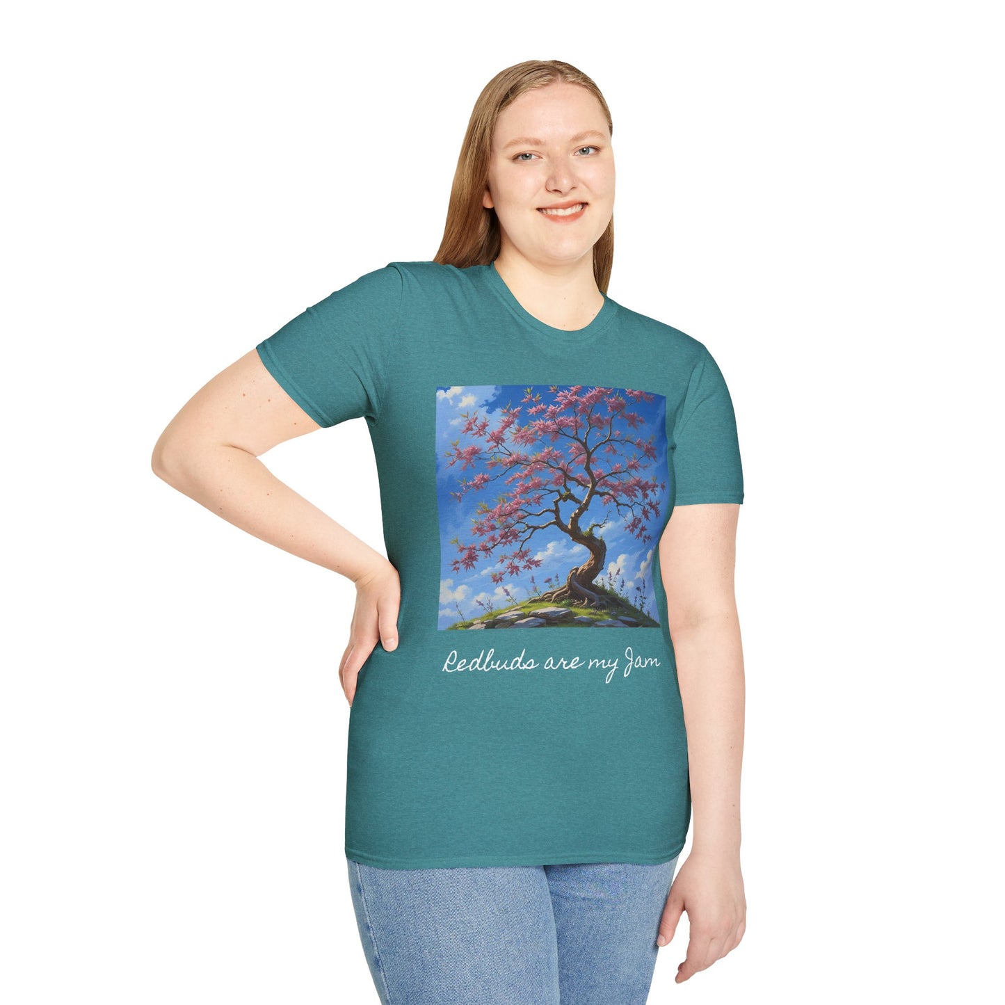 Redbud Tree Unisex T-Shirt - 100% ring-spun US cotton XS - 5XL