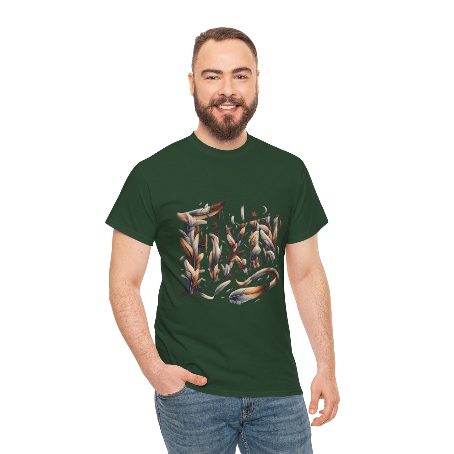 Fixin' Unisex Heavy Cotton Tee Made with 100% US Cotton. S - 5XL