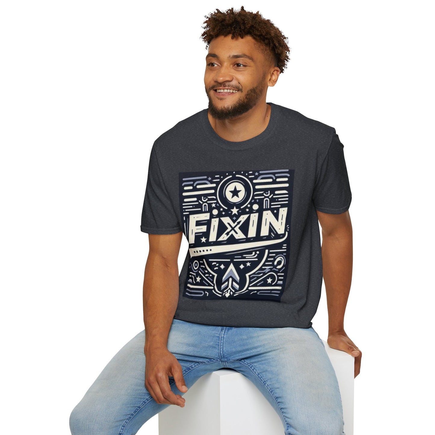 Retro Fixin' Unisex Softstyle T-Shirt. 100% ring-spun cotton. XS-5XL