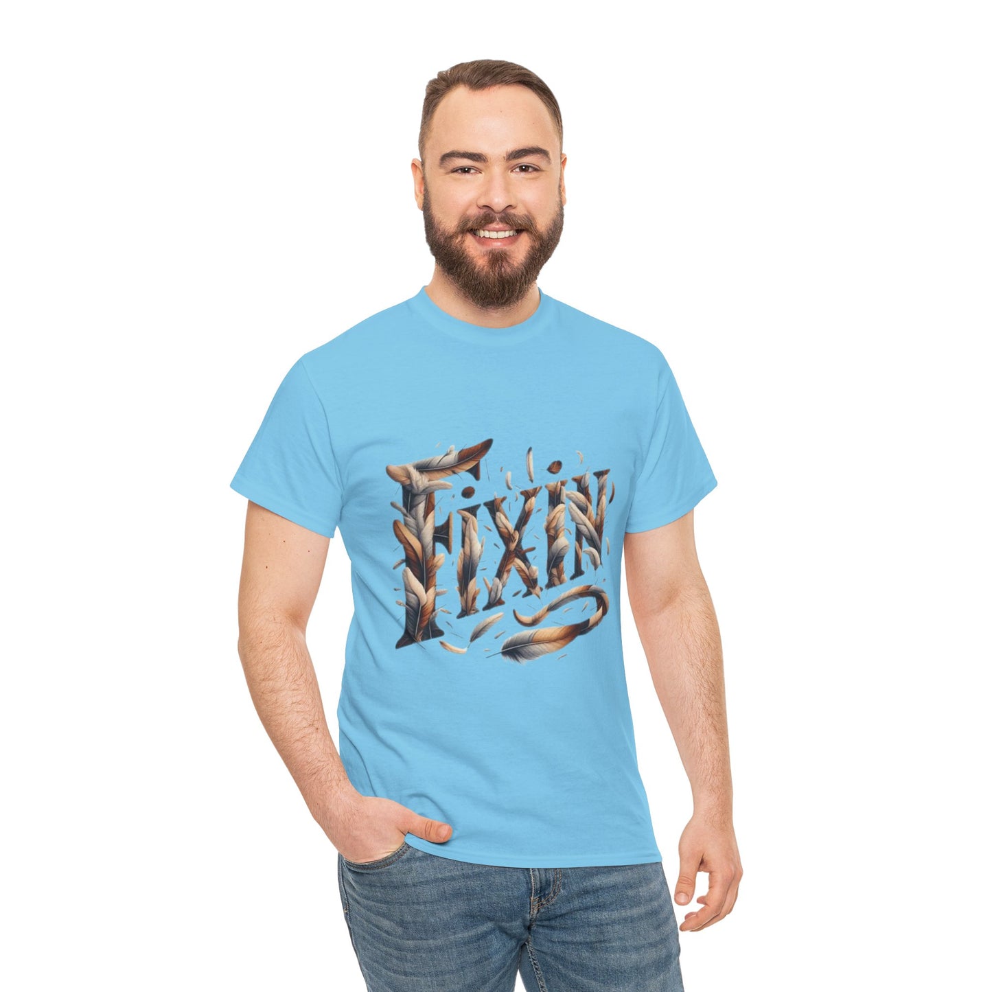 Fixin' Unisex Heavy Cotton Tee Made with 100% US Cotton. S - 5XL