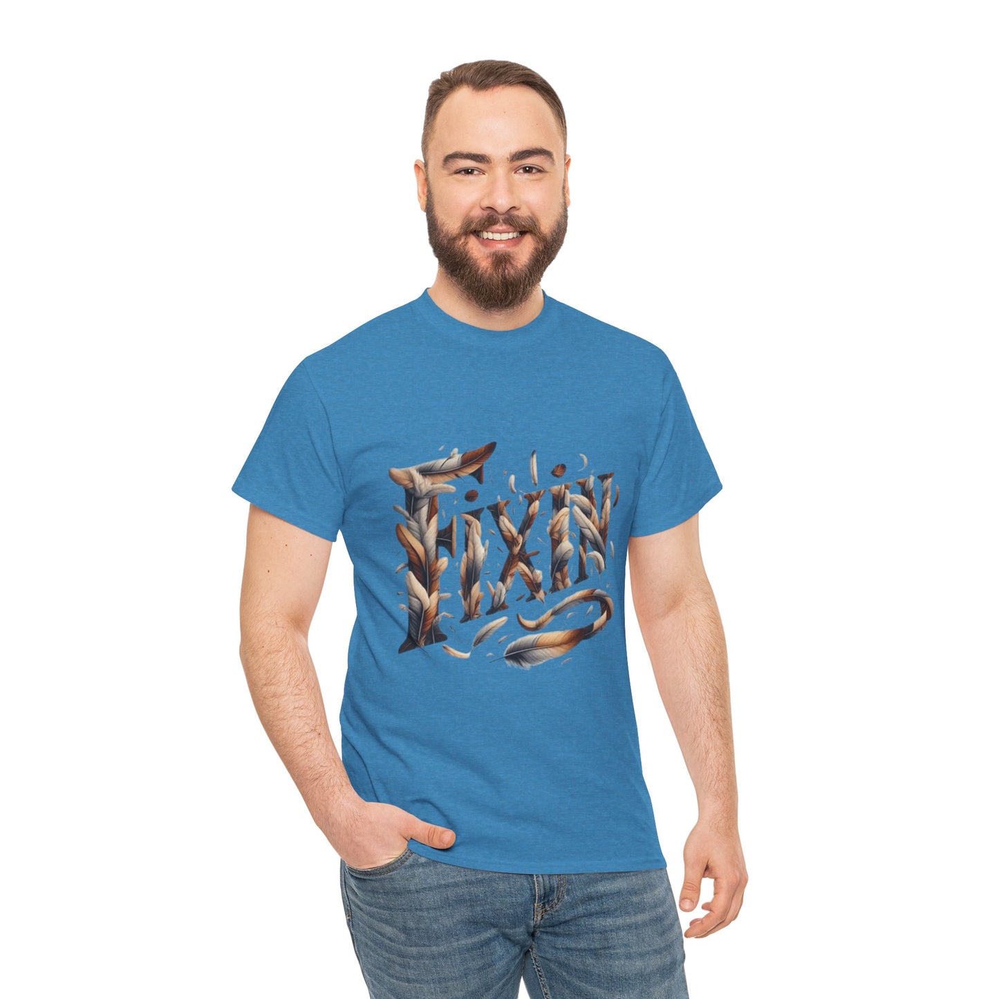 Fixin' Unisex Heavy Cotton Tee Made with 100% US Cotton. S - 5XL