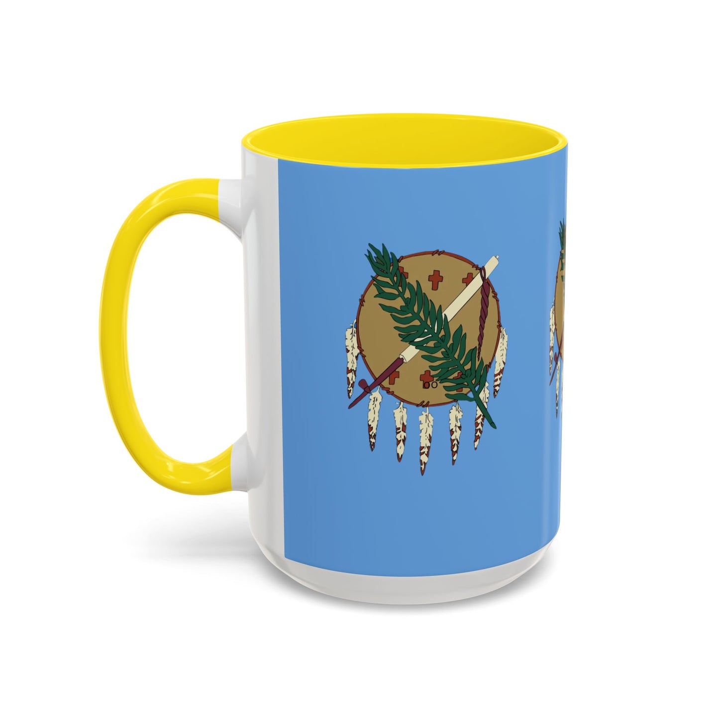 Mug Oklahoma Flag Osage Shield Design Coffee Mug