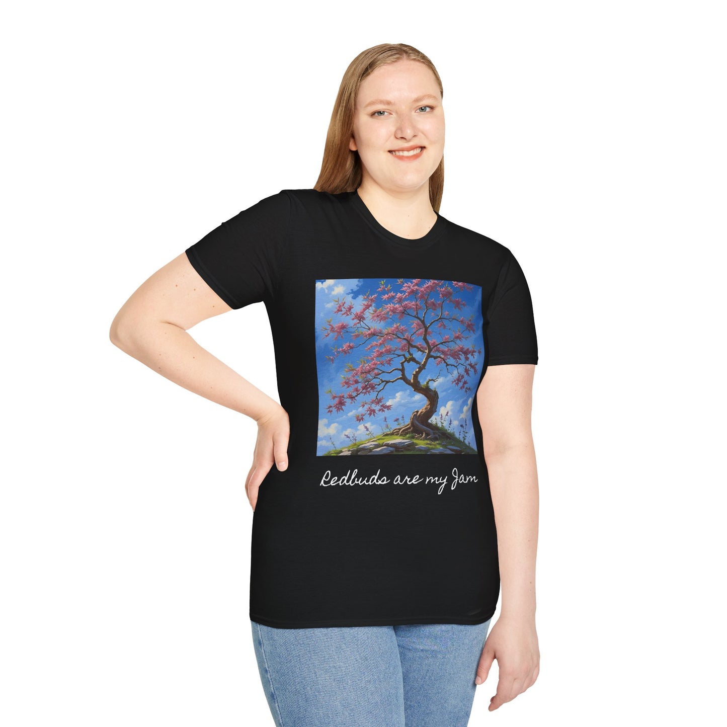 Redbud Tree Unisex T-Shirt - 100% ring-spun US cotton XS - 5XL