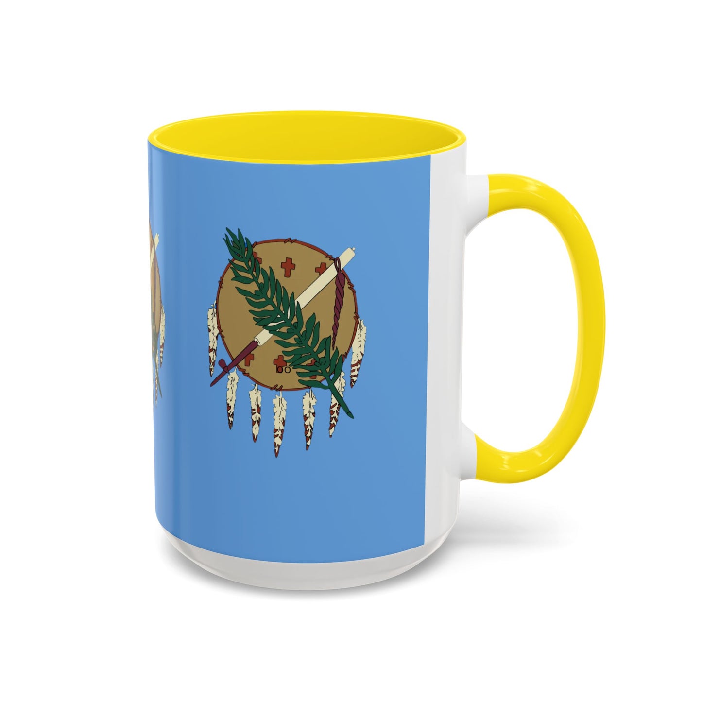 Mug Oklahoma Flag Osage Shield Design Coffee Mug