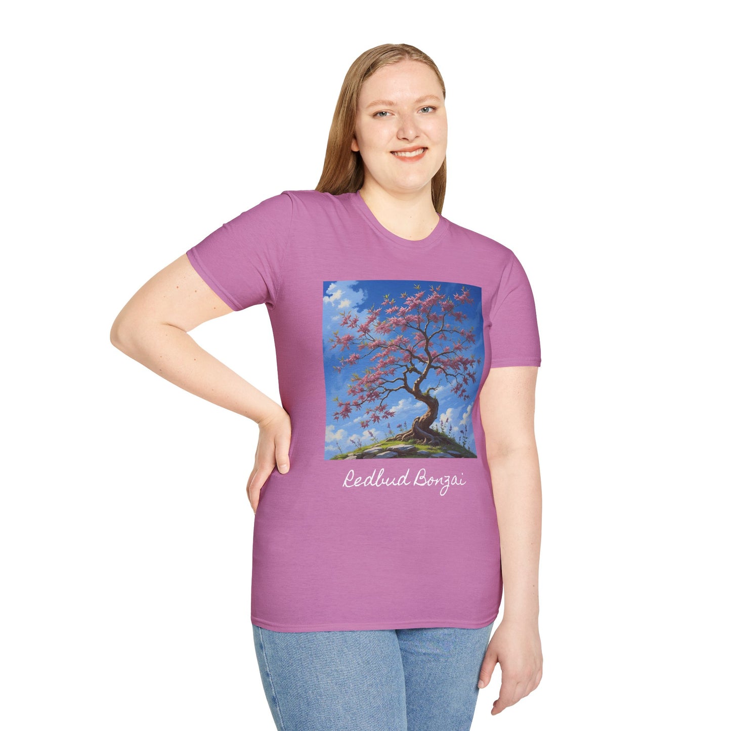 Tranquil Tree T-Shirt, Nature Lover Tee, Gift for Gardeners, Botanical Art Shirt, Relaxed Fit Summer Apparel