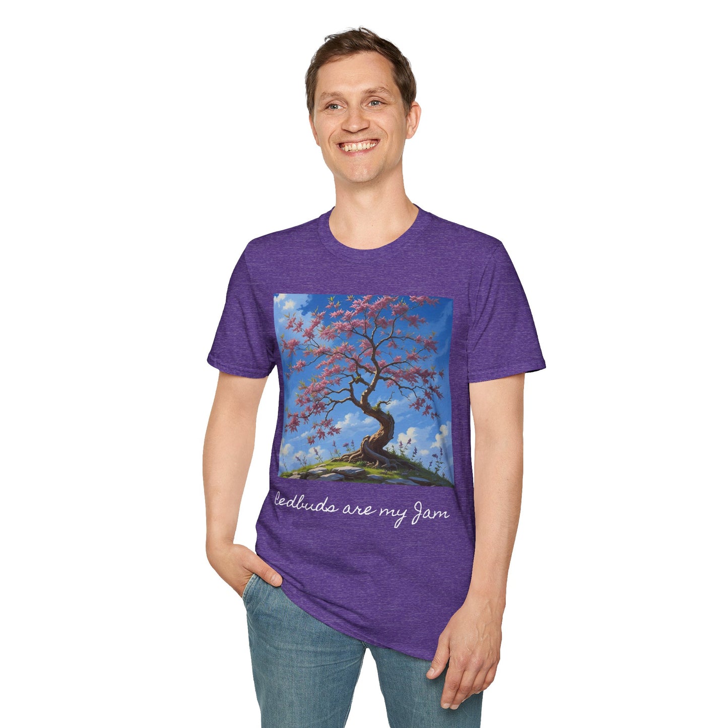 Redbud Tree Unisex T-Shirt - 100% ring-spun US cotton XS - 5XL