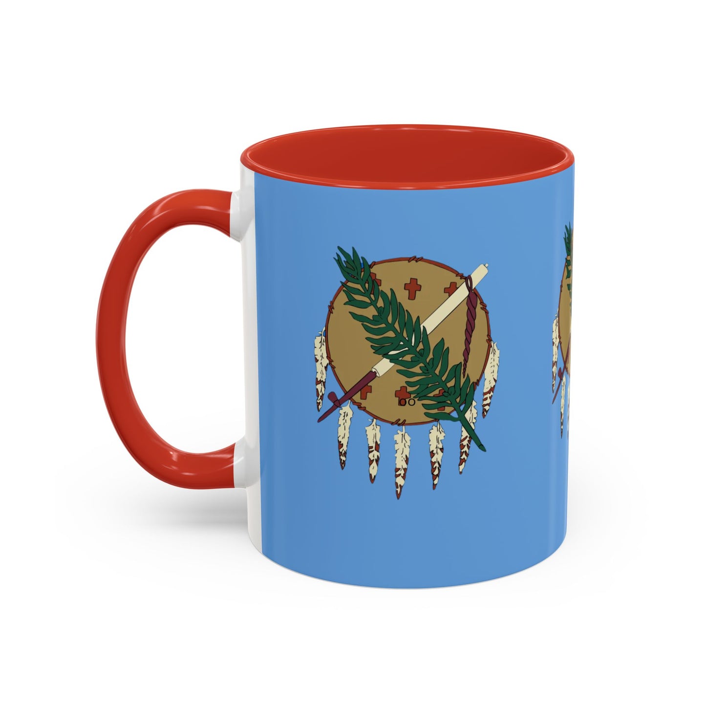 Mug Oklahoma Flag Osage Shield Design Coffee Mug