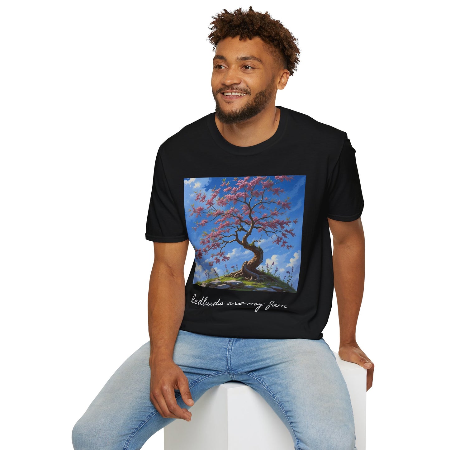 Redbud Tree Unisex T-Shirt - 100% ring-spun US cotton XS - 5XL