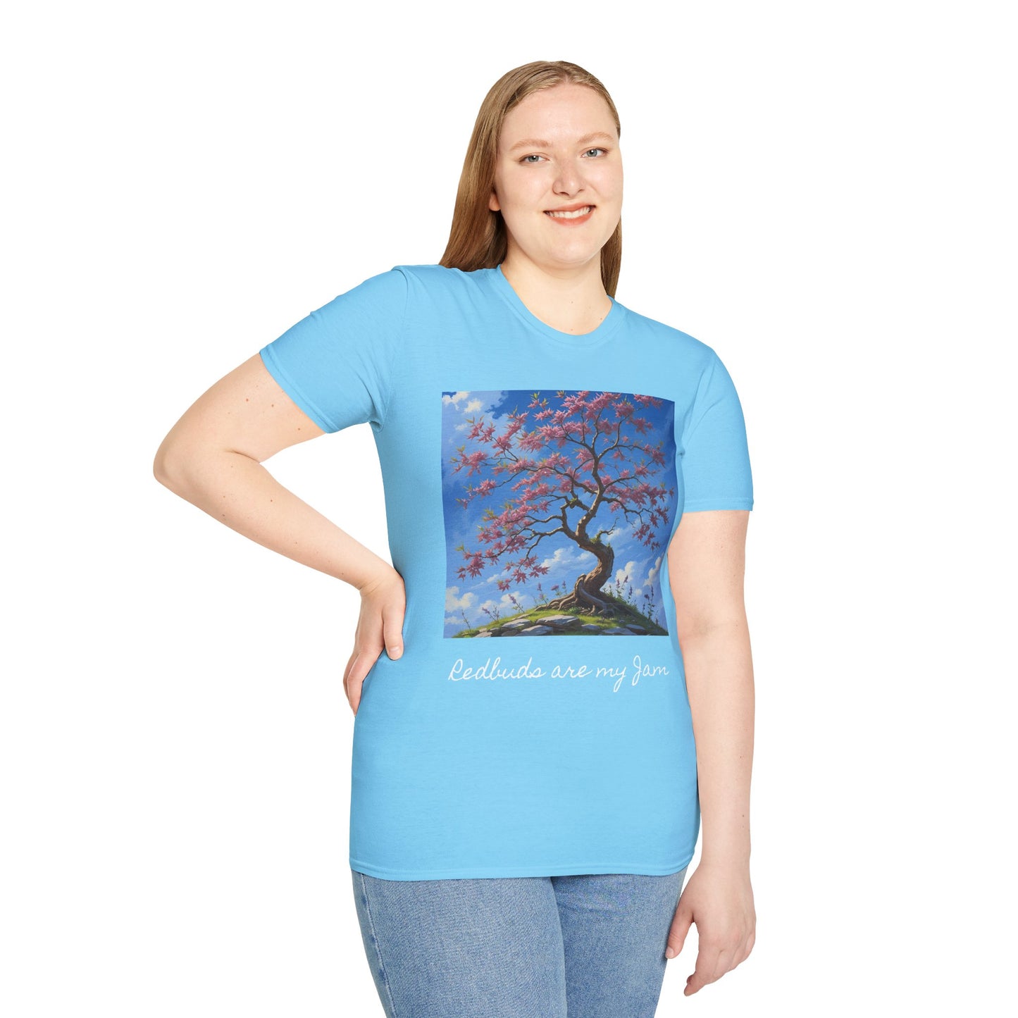 Redbud Tree Unisex T-Shirt - 100% ring-spun US cotton XS - 5XL