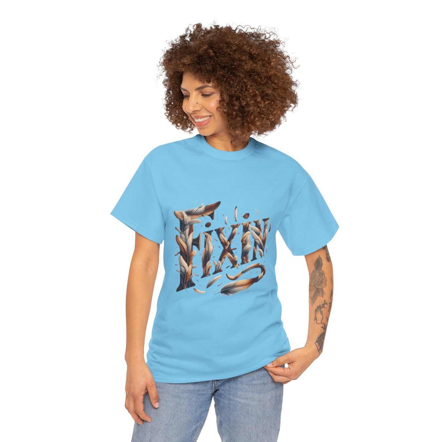 Fixin' Unisex Heavy Cotton Tee Made with 100% US Cotton. S - 5XL