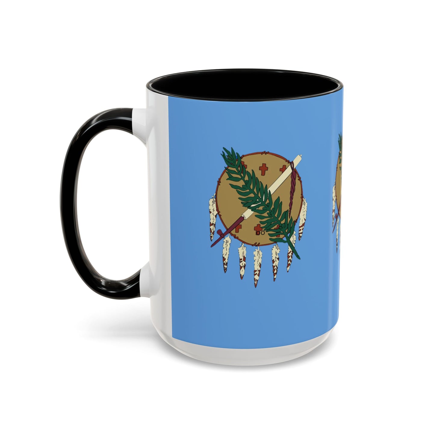 Mug Oklahoma Flag Osage Shield Design Coffee Mug