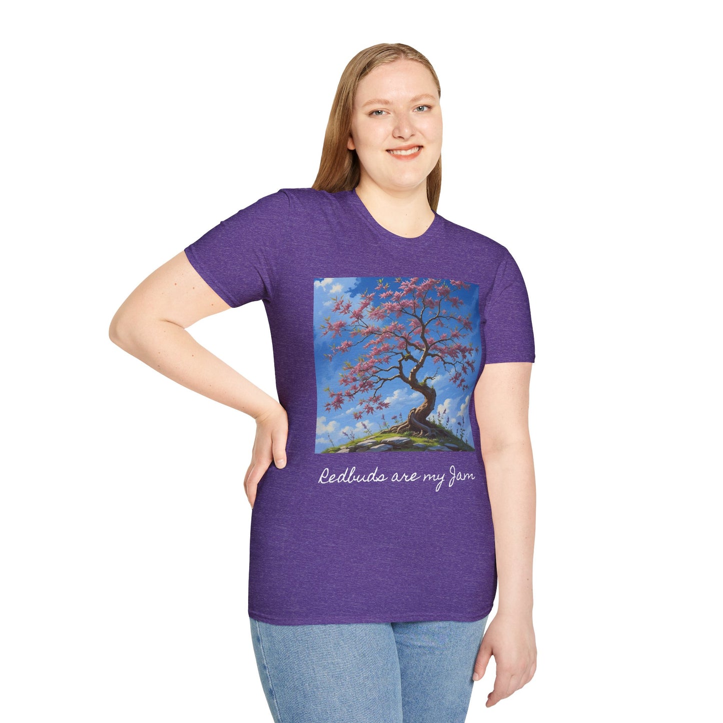 Redbud Tree Unisex T-Shirt - 100% ring-spun US cotton XS - 5XL