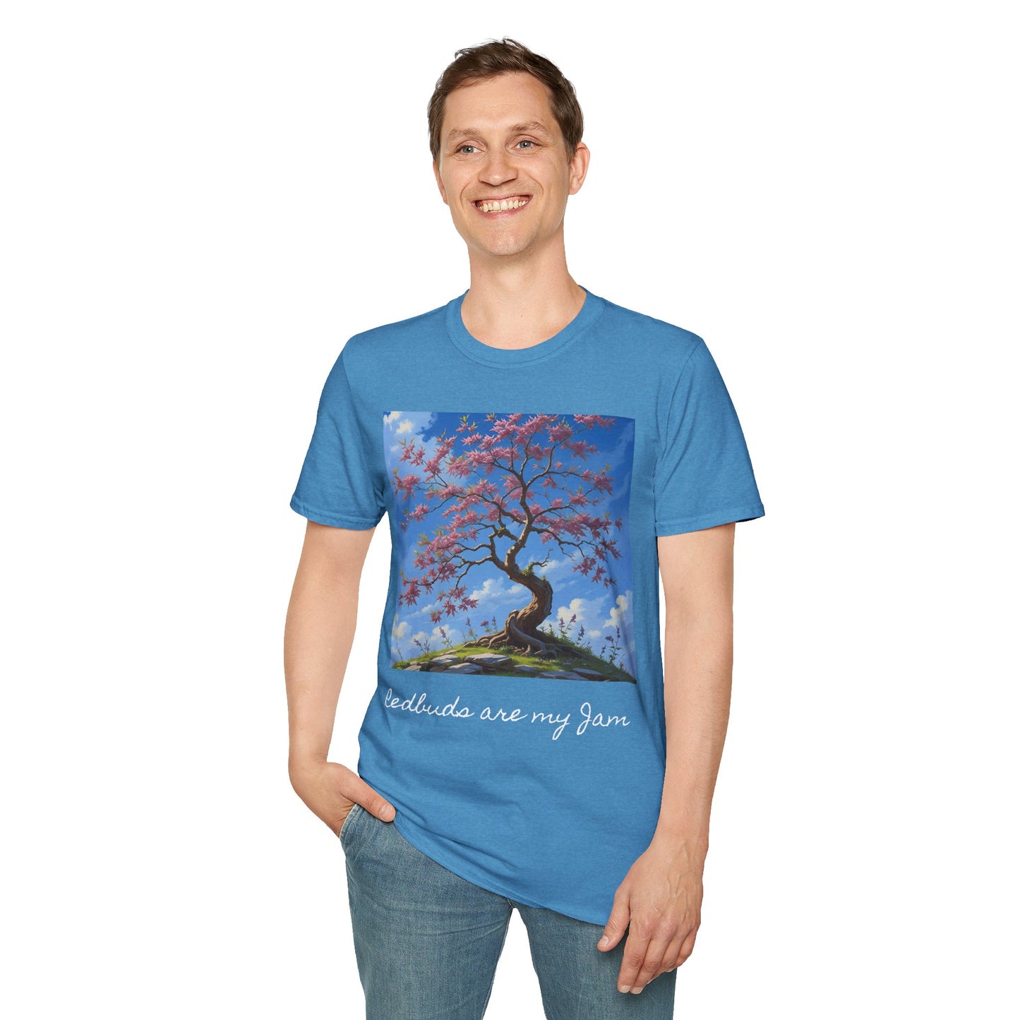 Redbud Tree Unisex T-Shirt - 100% ring-spun US cotton XS - 5XL