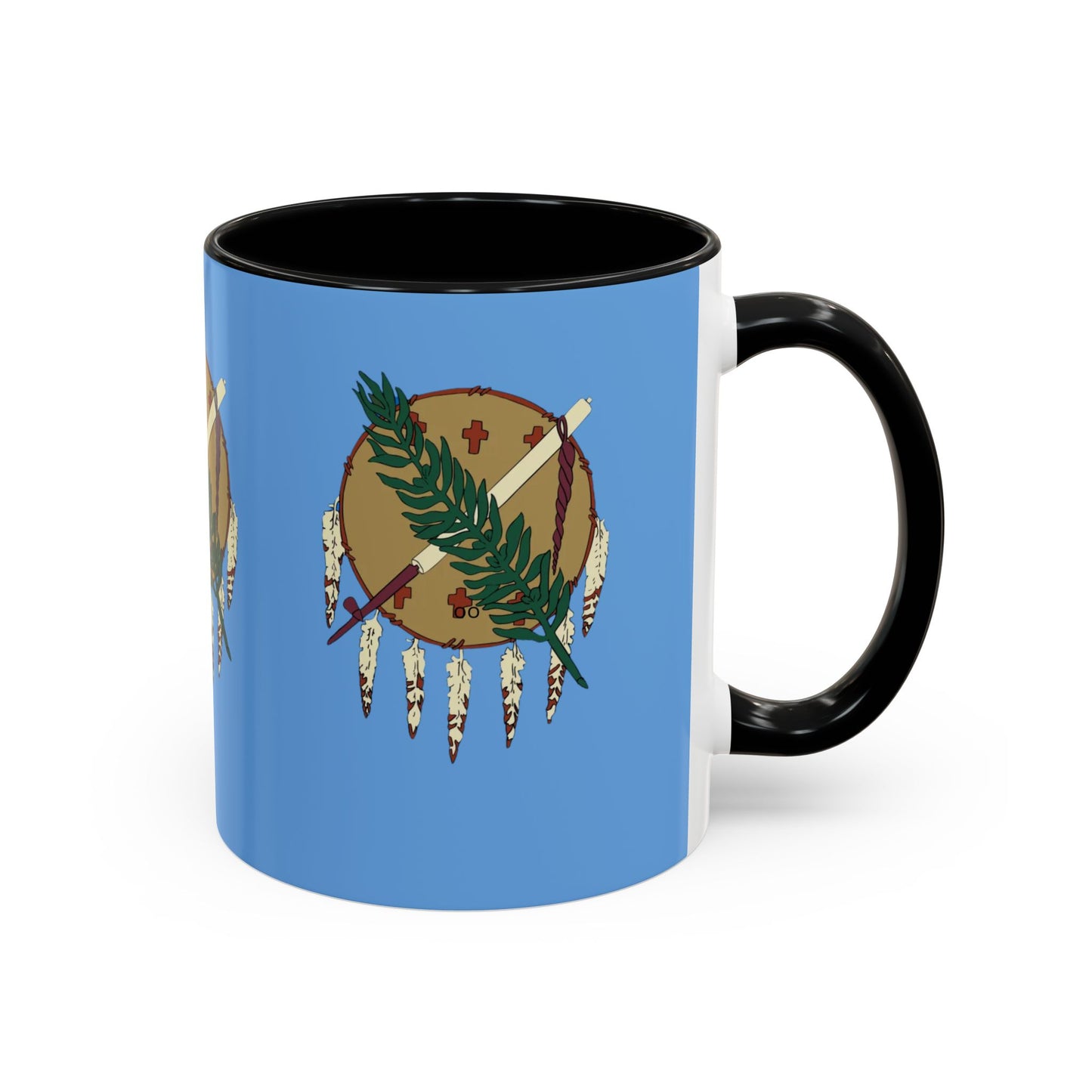 Mug Oklahoma Flag Osage Shield Design Coffee Mug