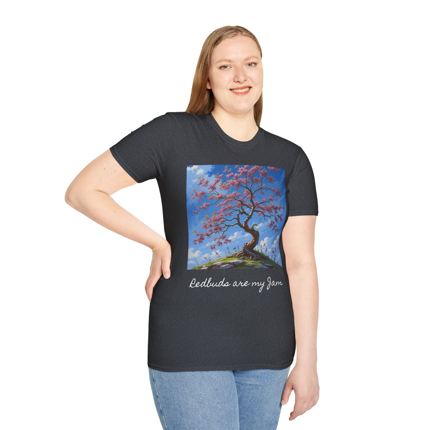 Redbud Tree Unisex T-Shirt - 100% ring-spun US cotton XS - 5XL