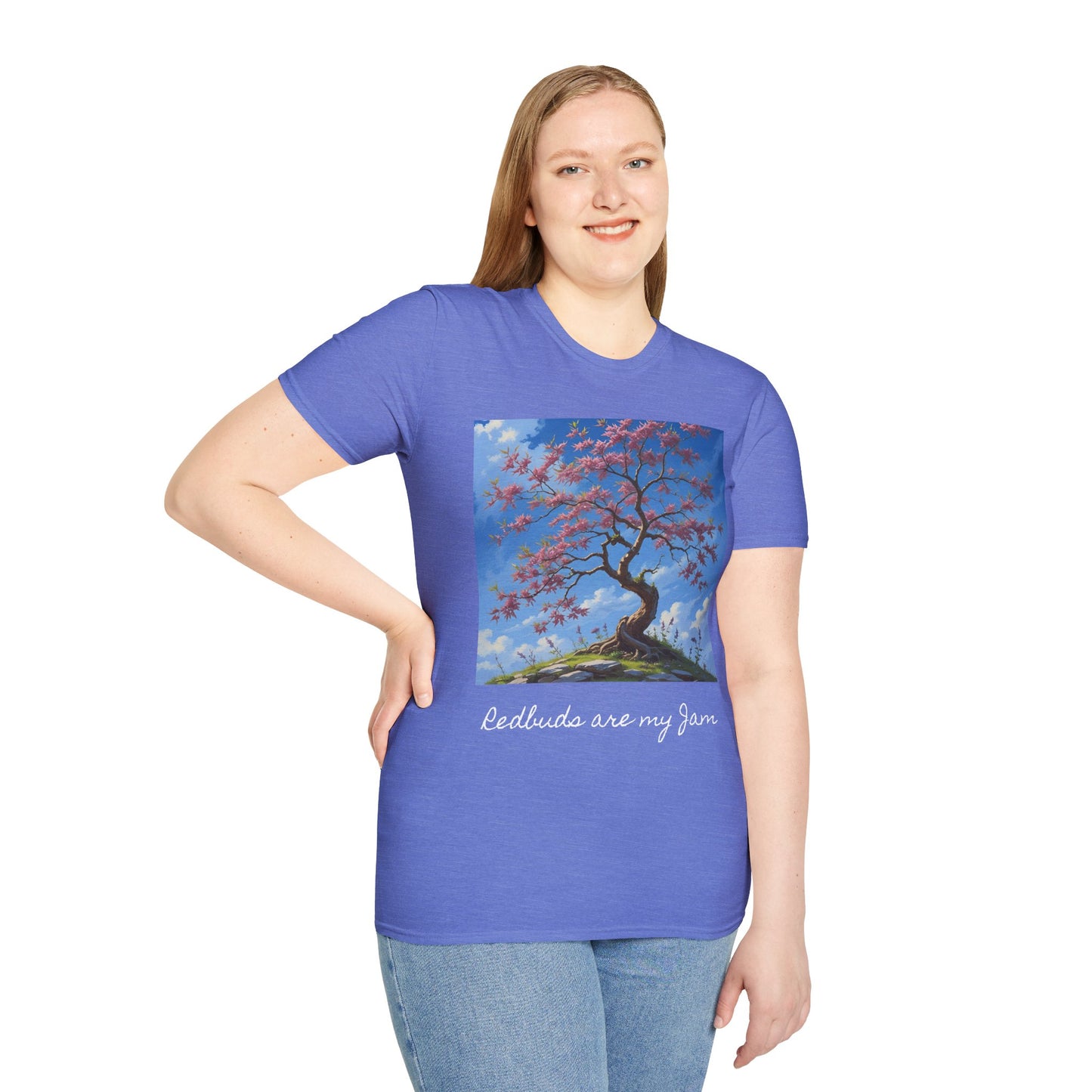 Redbud Tree Unisex T-Shirt - 100% ring-spun US cotton XS - 5XL