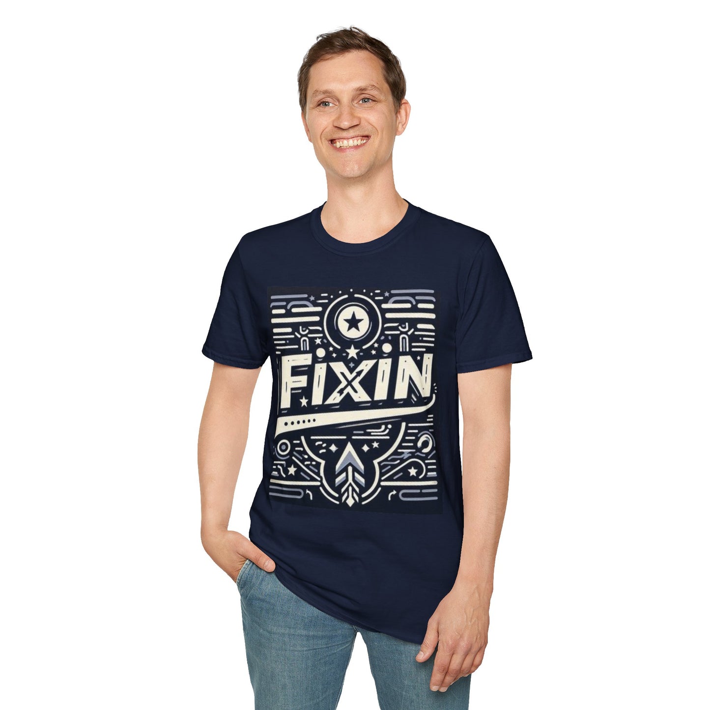 Retro Fixin' Unisex Softstyle T-Shirt. 100% ring-spun cotton. XS-5XL
