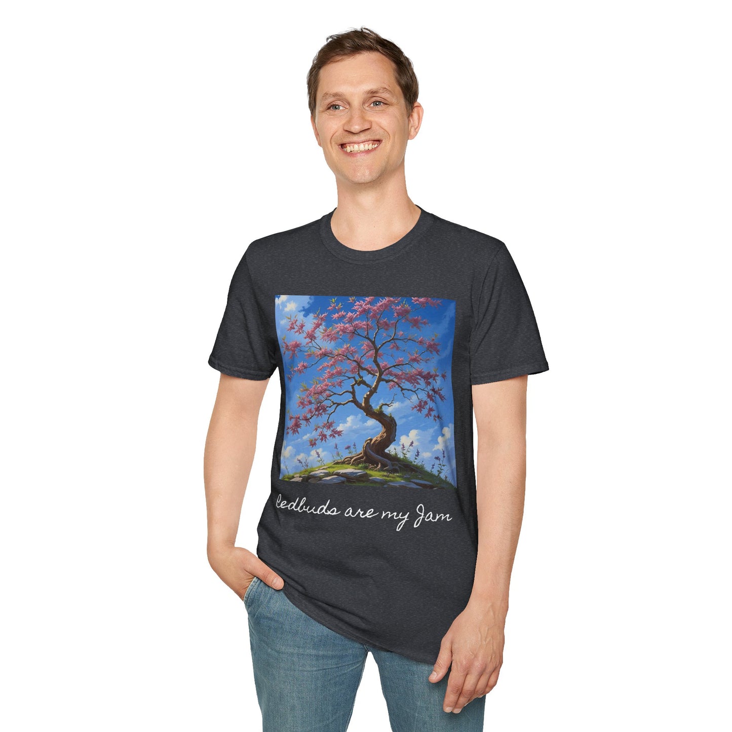 Redbud Tree Unisex T-Shirt - 100% ring-spun US cotton XS - 5XL