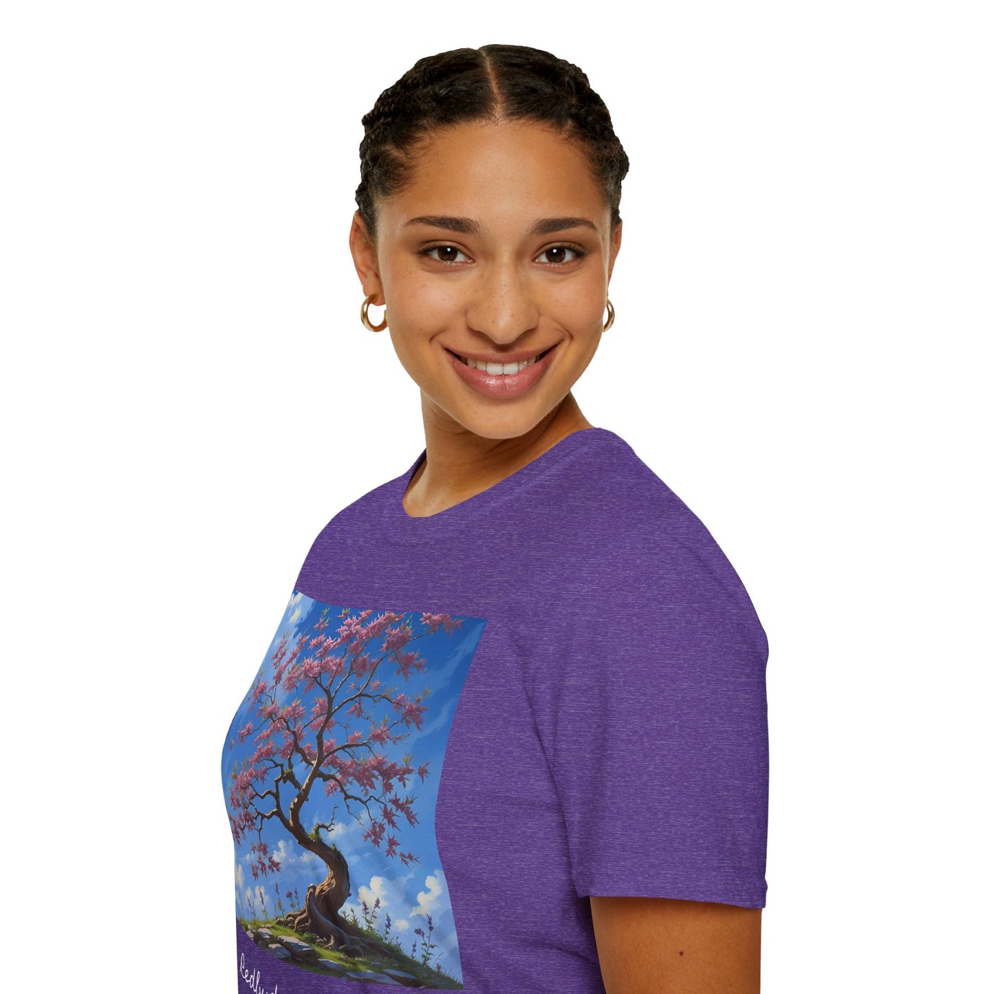 Redbud Tree Unisex T-Shirt - 100% ring-spun US cotton XS - 5XL