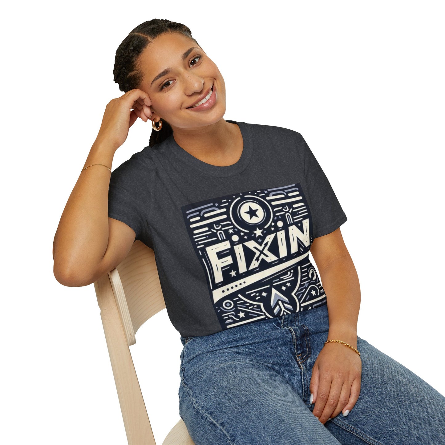 Retro Fixin' Unisex Softstyle T-Shirt. 100% ring-spun cotton. XS-5XL
