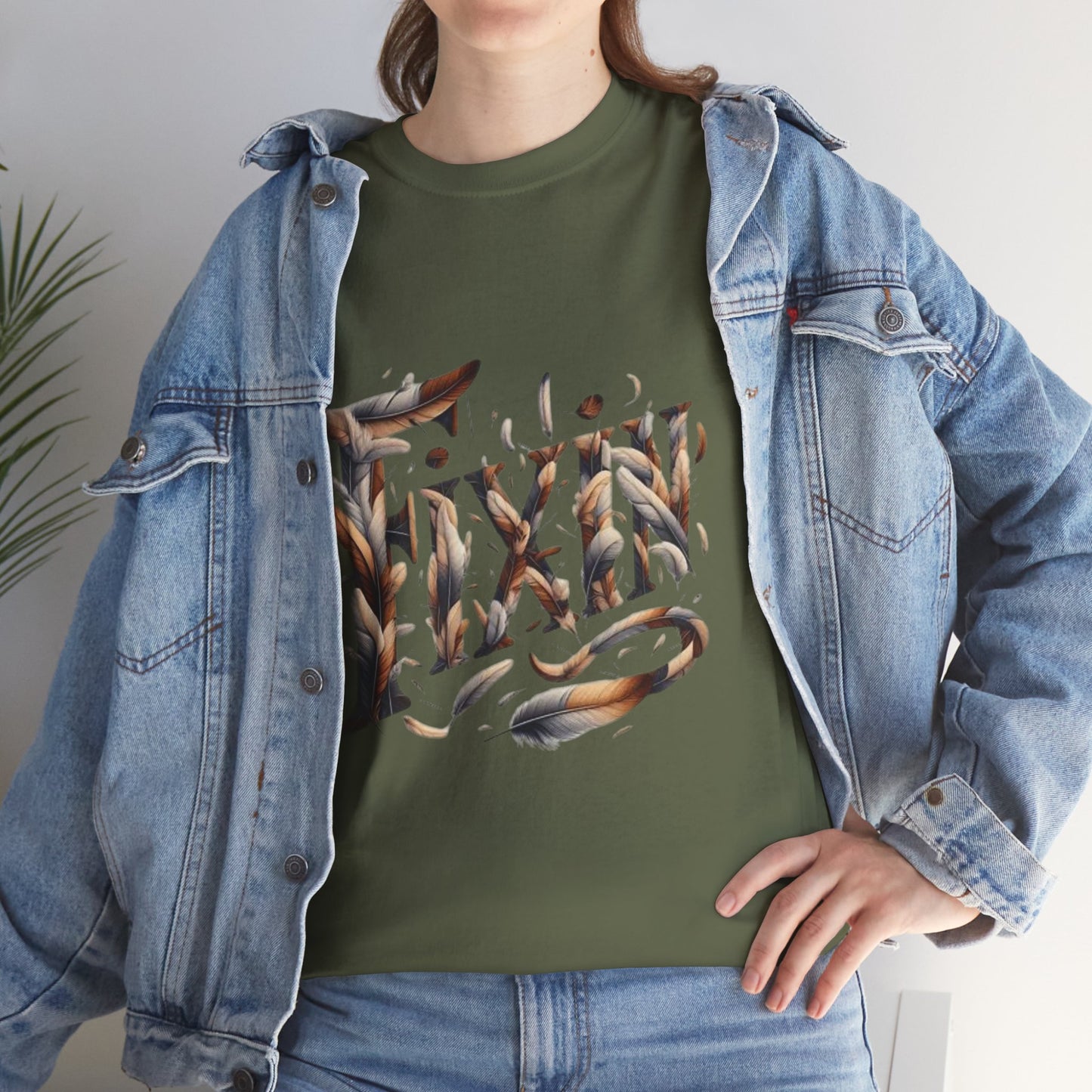 Fixin' Unisex Heavy Cotton Tee Made with 100% US Cotton. S - 5XL