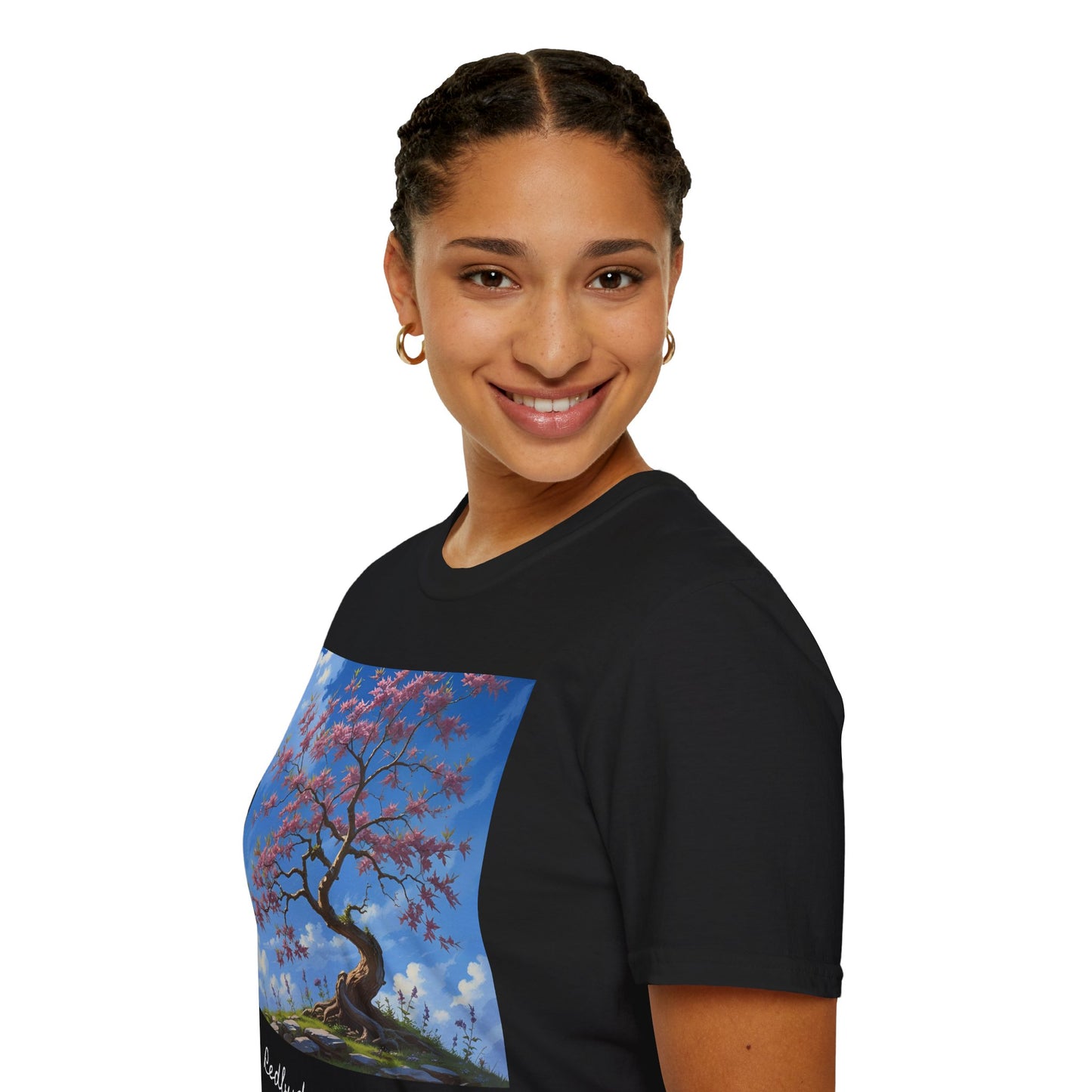 Redbud Tree Unisex T-Shirt - 100% ring-spun US cotton XS - 5XL
