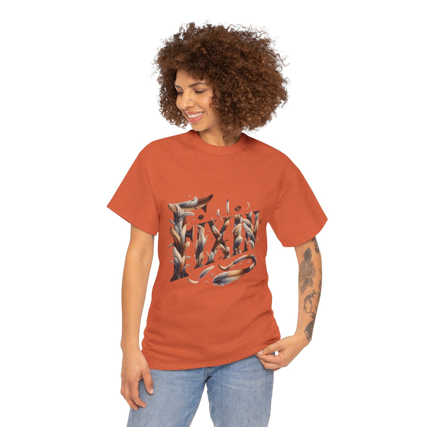 Fixin' Unisex Heavy Cotton Tee Made with 100% US Cotton. S - 5XL