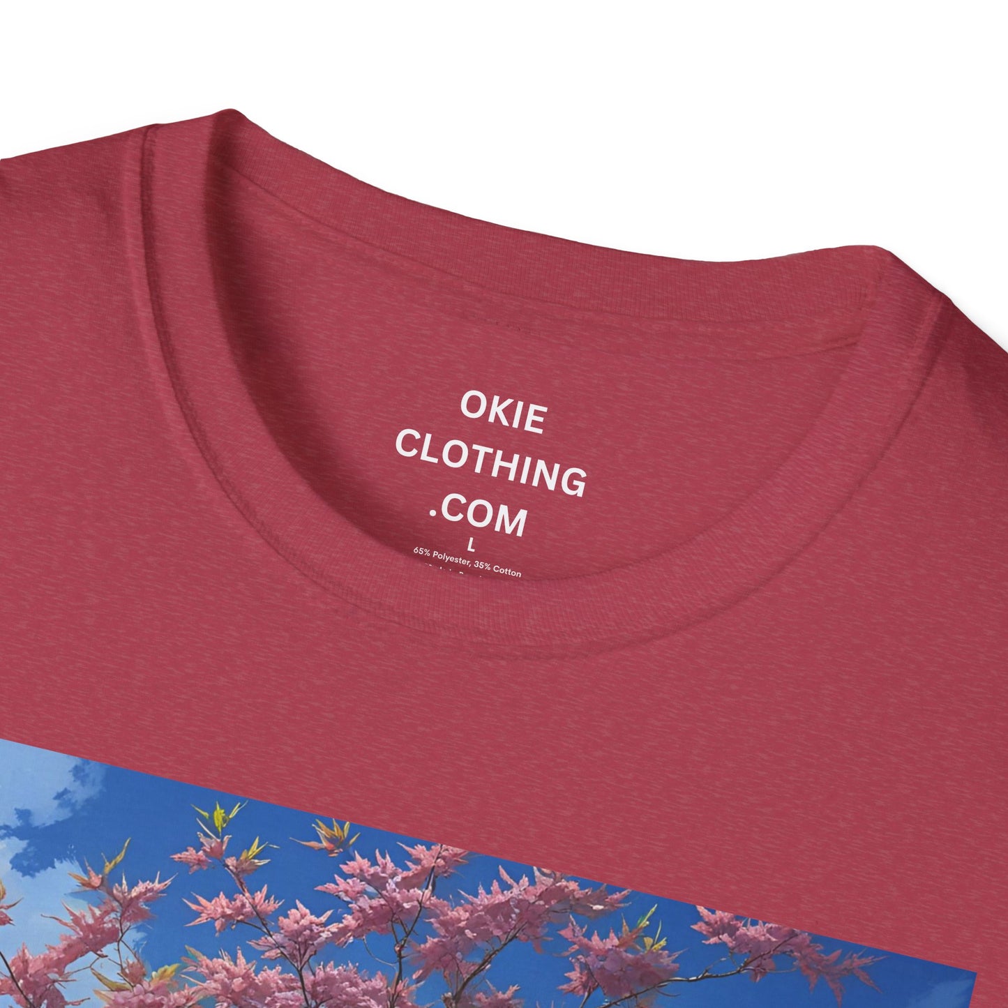 Redbud Tree Unisex T-Shirt - 100% ring-spun US cotton XS - 5XL