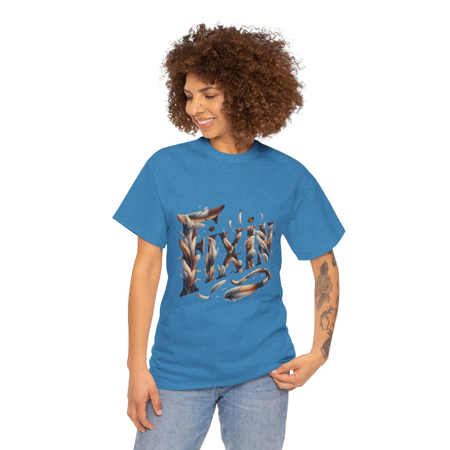 Fixin' Unisex Heavy Cotton Tee Made with 100% US Cotton. S - 5XL