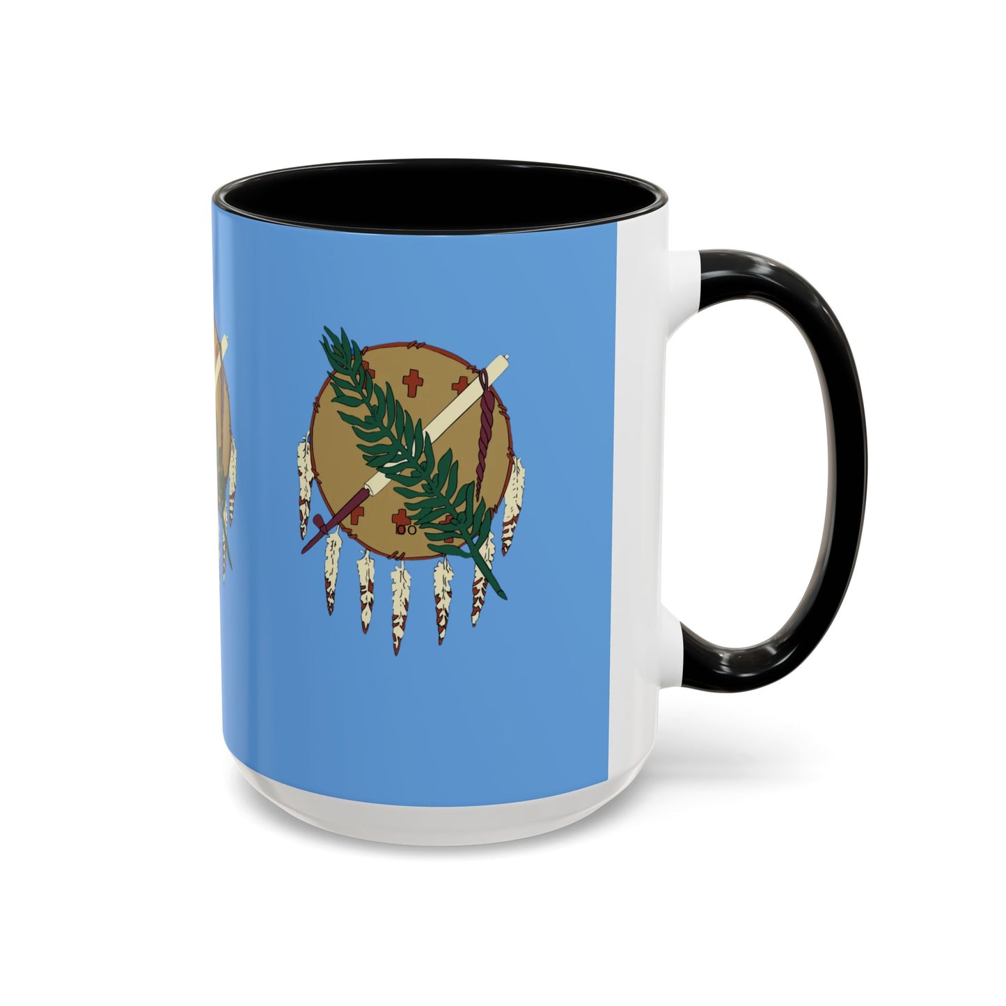 Mug Oklahoma Flag Osage Shield Design Coffee Mug