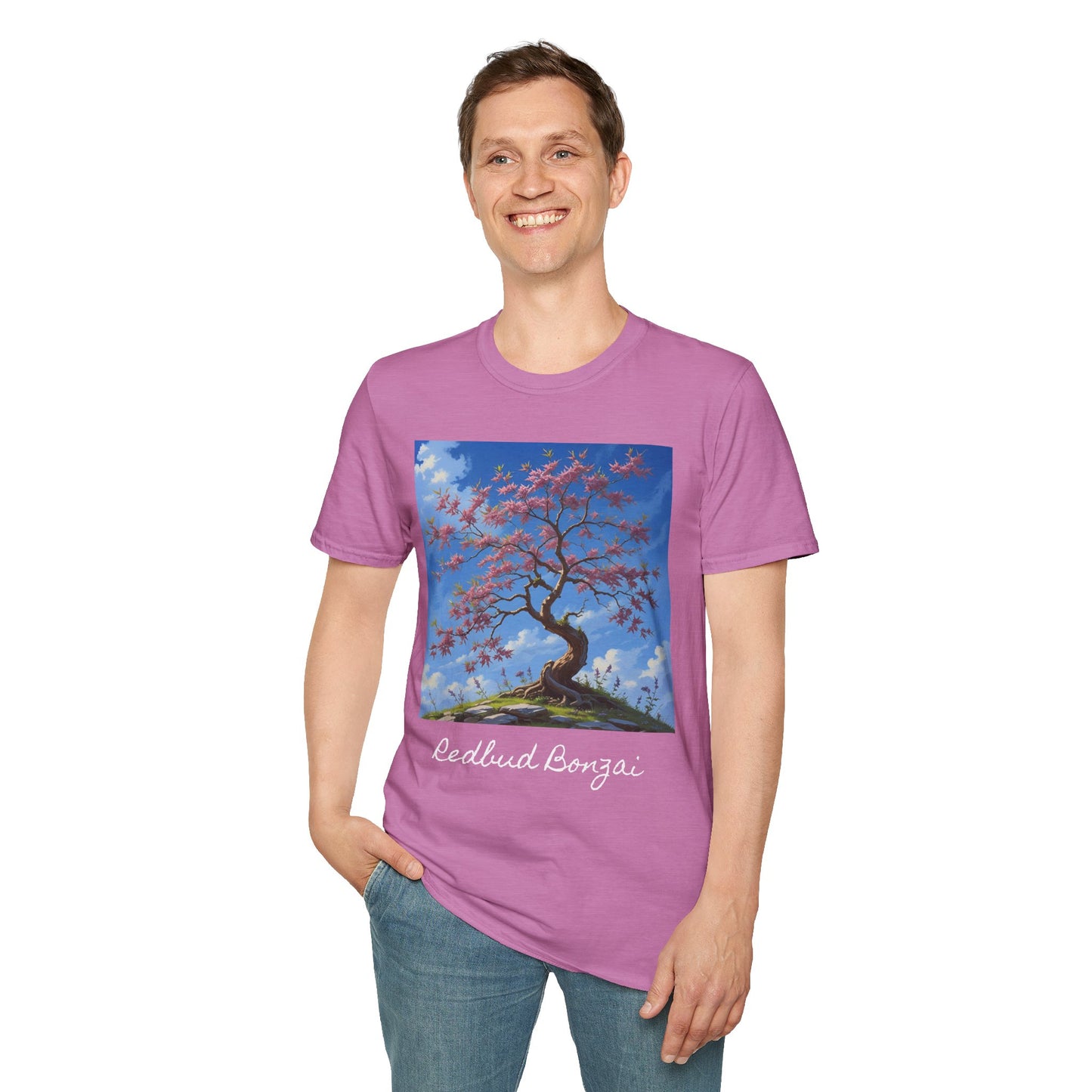 Tranquil Tree T-Shirt, Nature Lover Tee, Gift for Gardeners, Botanical Art Shirt, Relaxed Fit Summer Apparel