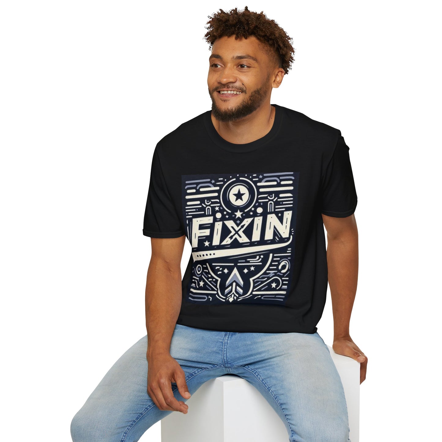 Retro Fixin' Unisex Softstyle T-Shirt. 100% ring-spun cotton. XS-5XL