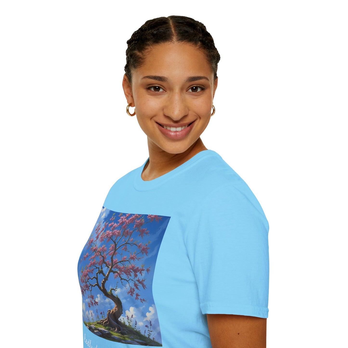 Redbud Tree Unisex T-Shirt - 100% ring-spun US cotton XS - 5XL