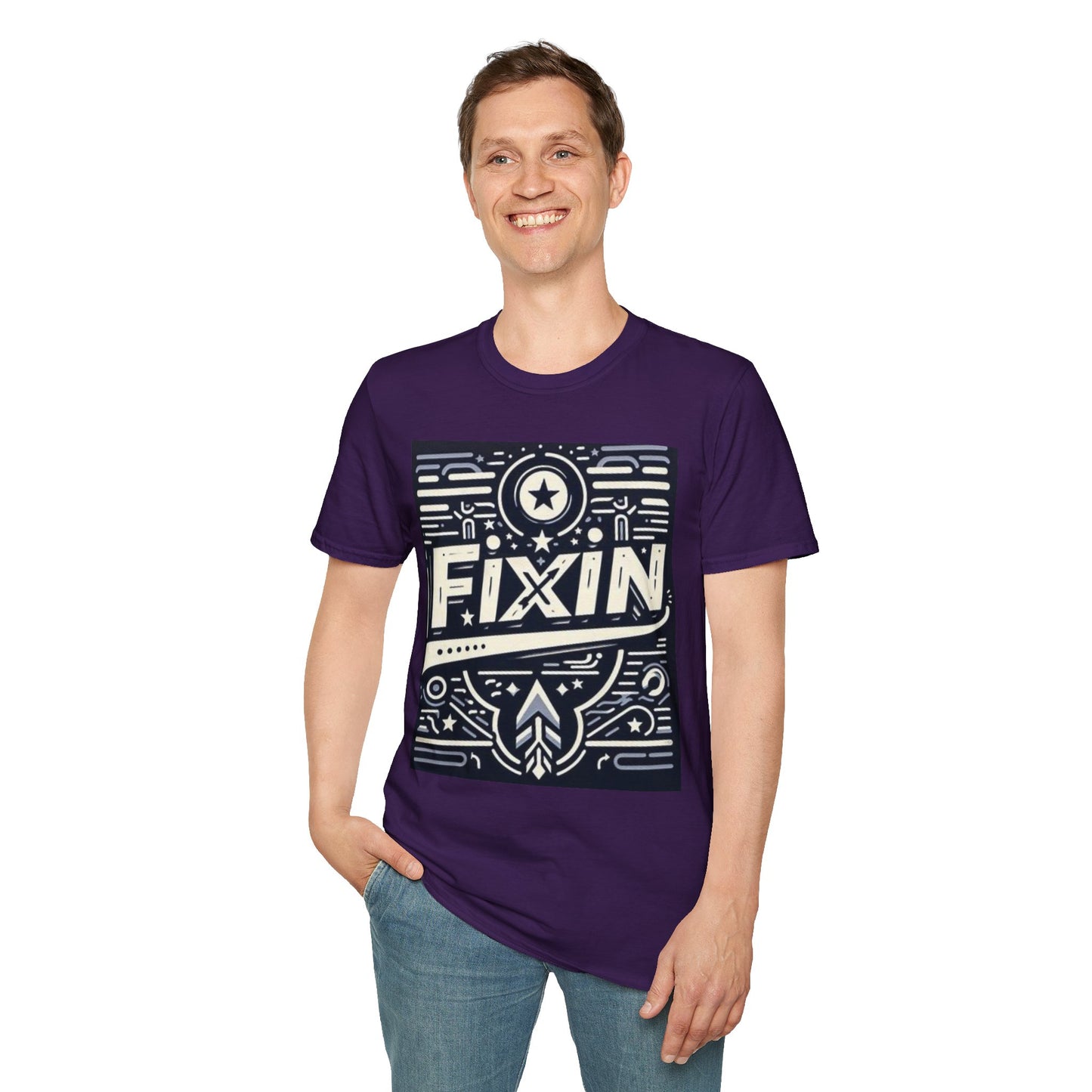 Retro Fixin' Unisex Softstyle T-Shirt. 100% ring-spun cotton. XS-5XL