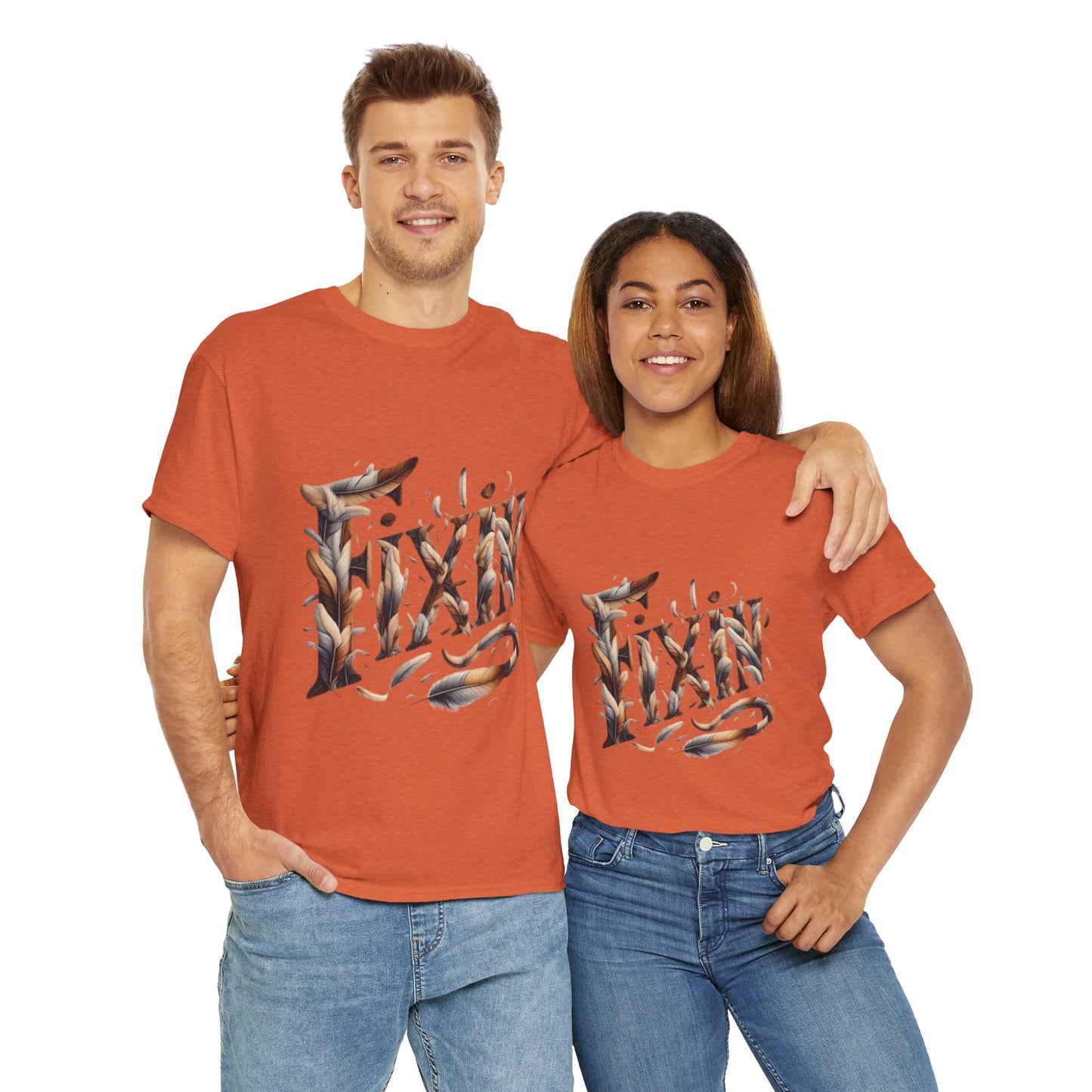 Fixin' Unisex Heavy Cotton Tee Made with 100% US Cotton. S - 5XL