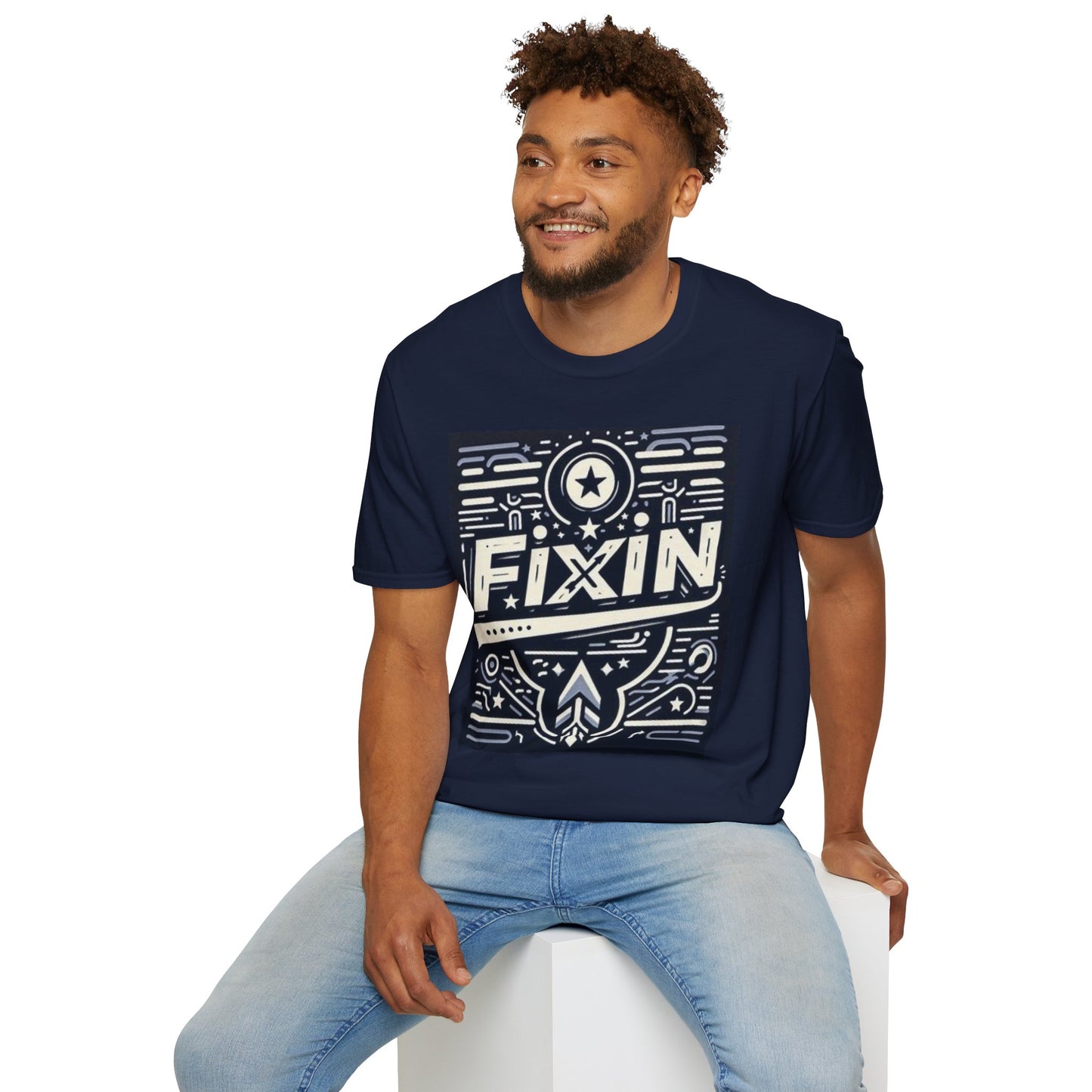 Retro Fixin' Unisex Softstyle T-Shirt. 100% ring-spun cotton. XS-5XL