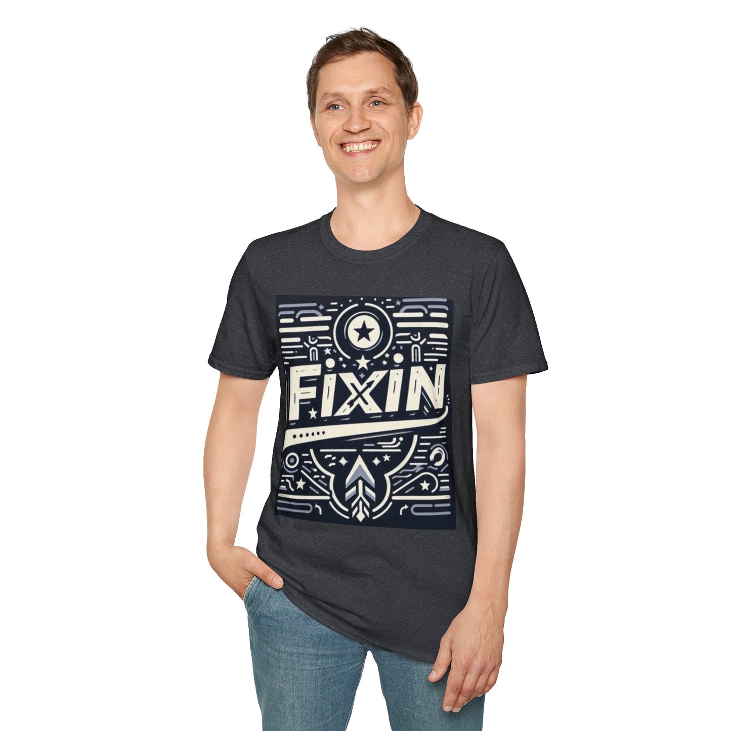 Retro Fixin' Unisex Softstyle T-Shirt. 100% ring-spun cotton. XS-5XL
