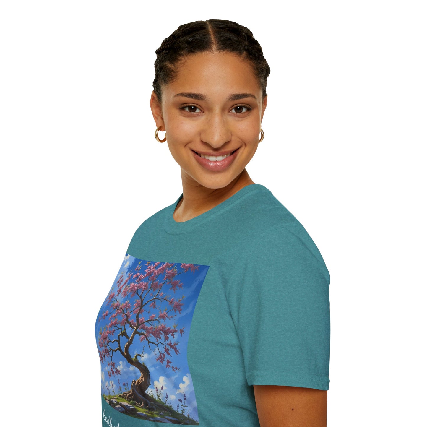 Redbud Tree Unisex T-Shirt - 100% ring-spun US cotton XS - 5XL