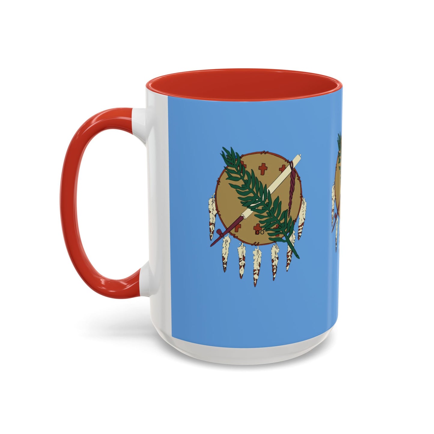 Mug Oklahoma Flag Osage Shield Design Coffee Mug
