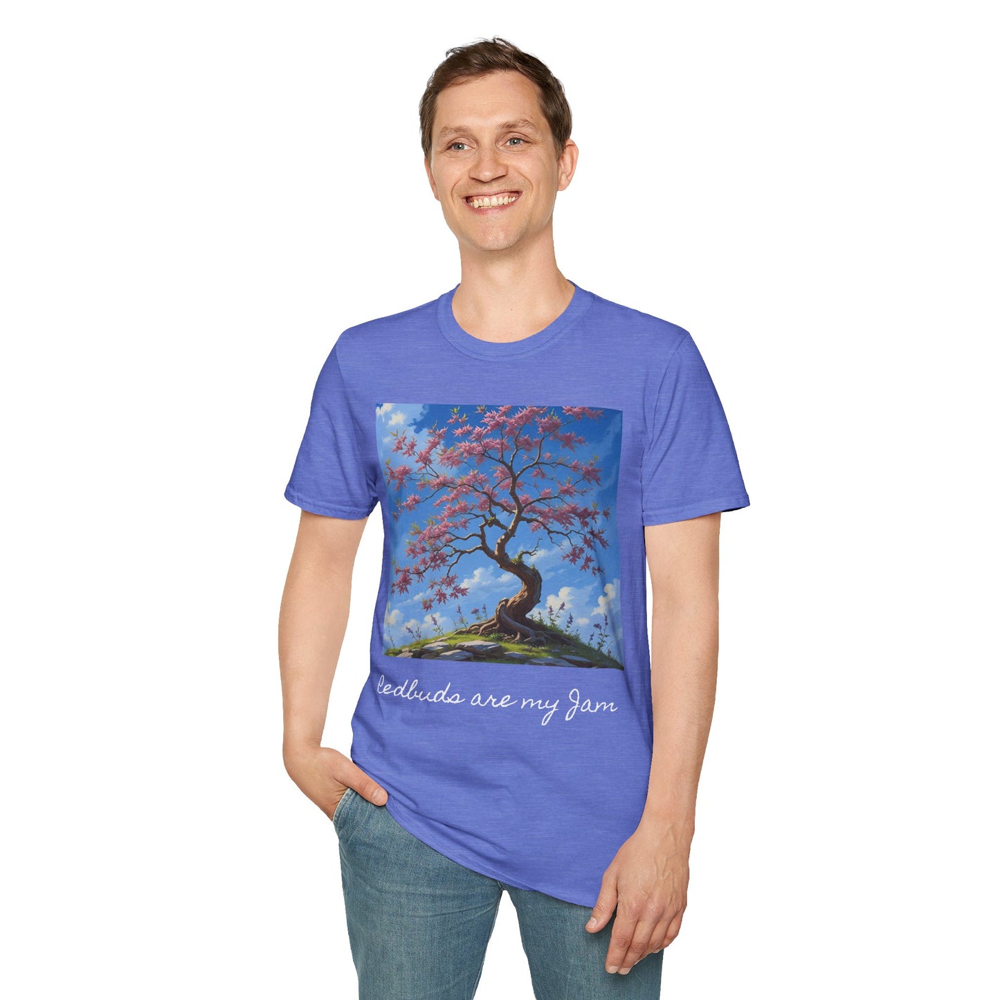 Redbud Tree Unisex T-Shirt - 100% ring-spun US cotton XS - 5XL