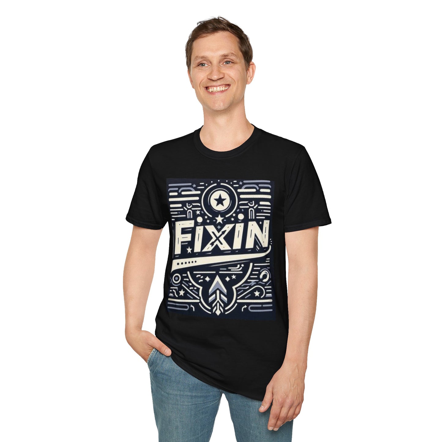 Retro Fixin' Unisex Softstyle T-Shirt. 100% ring-spun cotton. XS-5XL