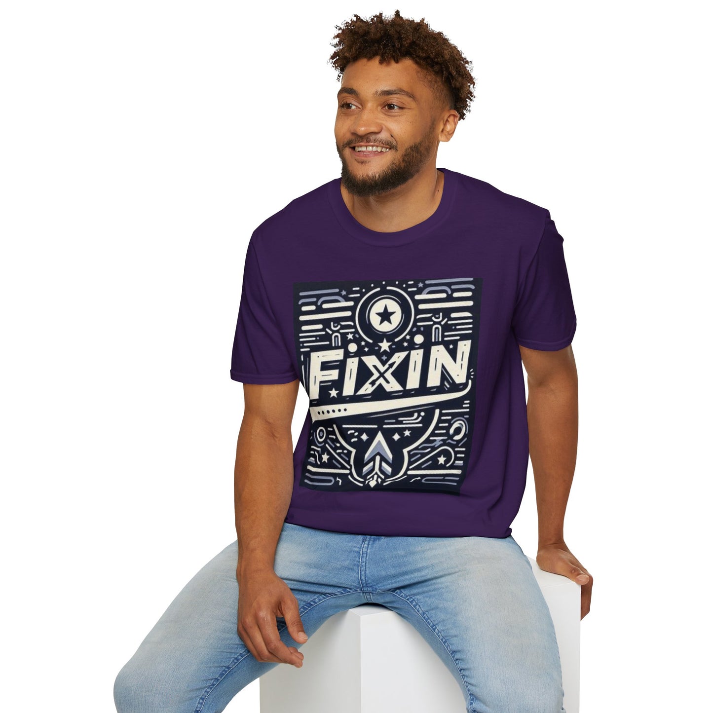 Retro Fixin' Unisex Softstyle T-Shirt. 100% ring-spun cotton. XS-5XL
