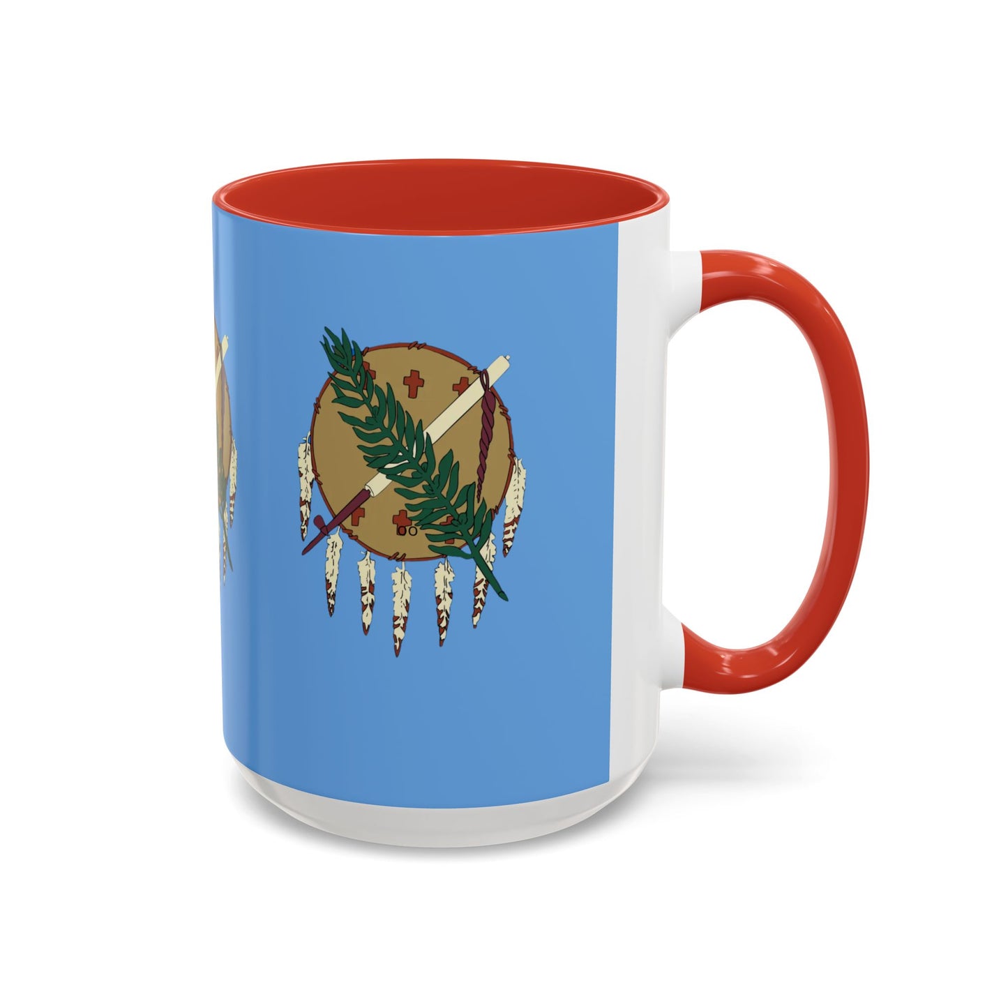 Mug Oklahoma Flag Osage Shield Design Coffee Mug