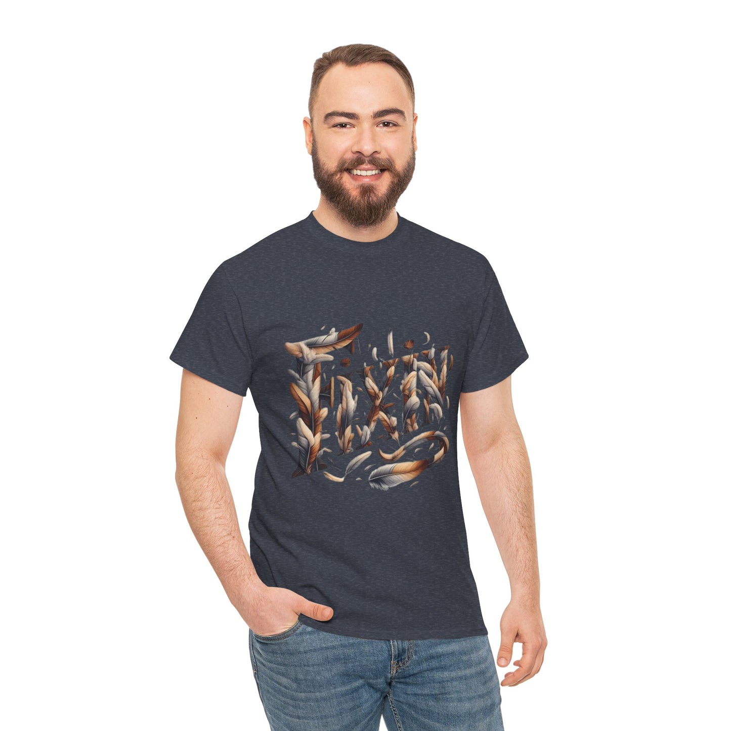 Fixin' Unisex Heavy Cotton Tee Made with 100% US Cotton. S - 5XL