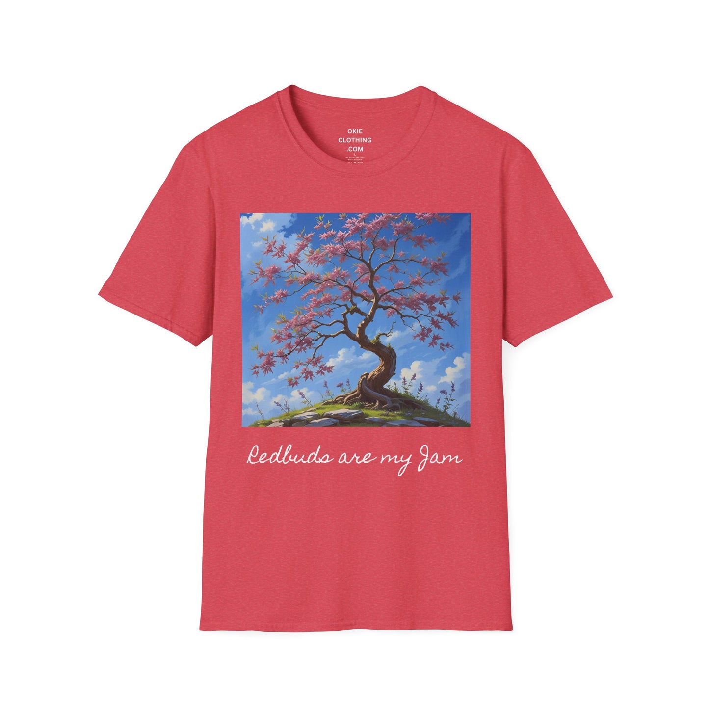 Redbud Tree Unisex T-Shirt - 100% ring-spun US cotton XS - 5XL