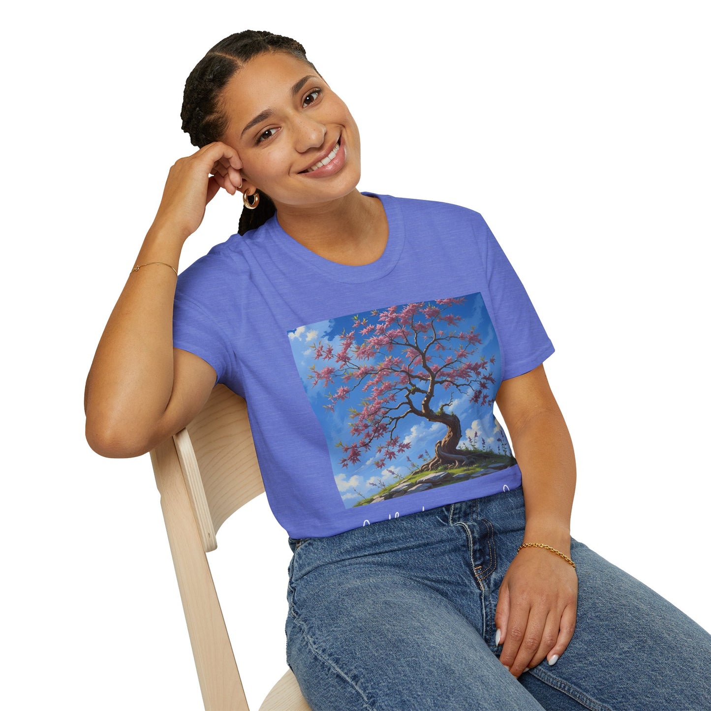 Redbud Tree Unisex T-Shirt - 100% ring-spun US cotton XS - 5XL