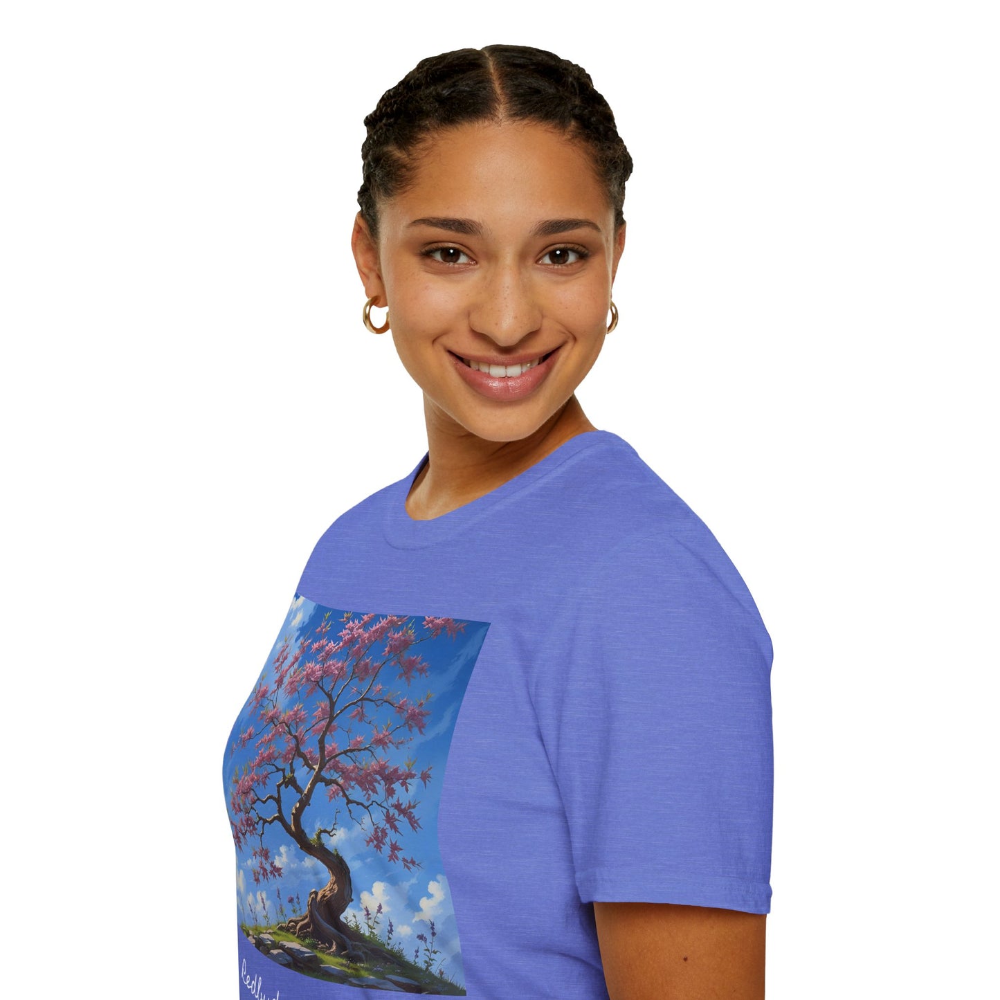Redbud Tree Unisex T-Shirt - 100% ring-spun US cotton XS - 5XL