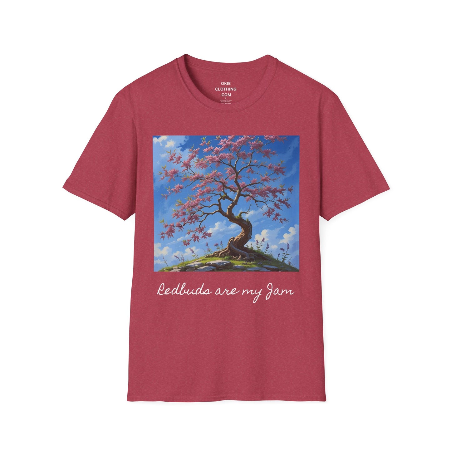 Redbud Tree Unisex T-Shirt - 100% ring-spun US cotton XS - 5XL