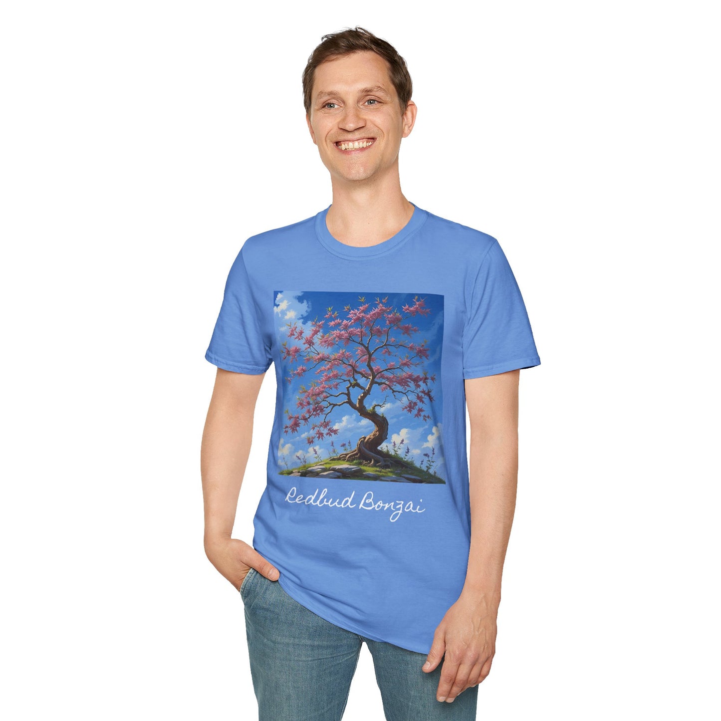 Tranquil Tree T-Shirt, Nature Lover Tee, Gift for Gardeners, Botanical Art Shirt, Relaxed Fit Summer Apparel